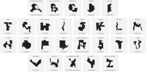 Gerrymander Alphabet